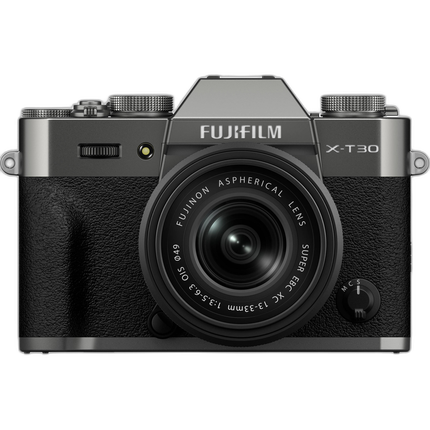 FUJIFILM X-T30 III Mirrorless Camera Body with XC13-33mm Lens Kit - Charcoal
