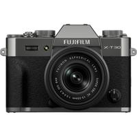 FUJIFILM X-T30 III Mirrorless Camera Body with XC13-33mm Lens Kit - Charcoal 0