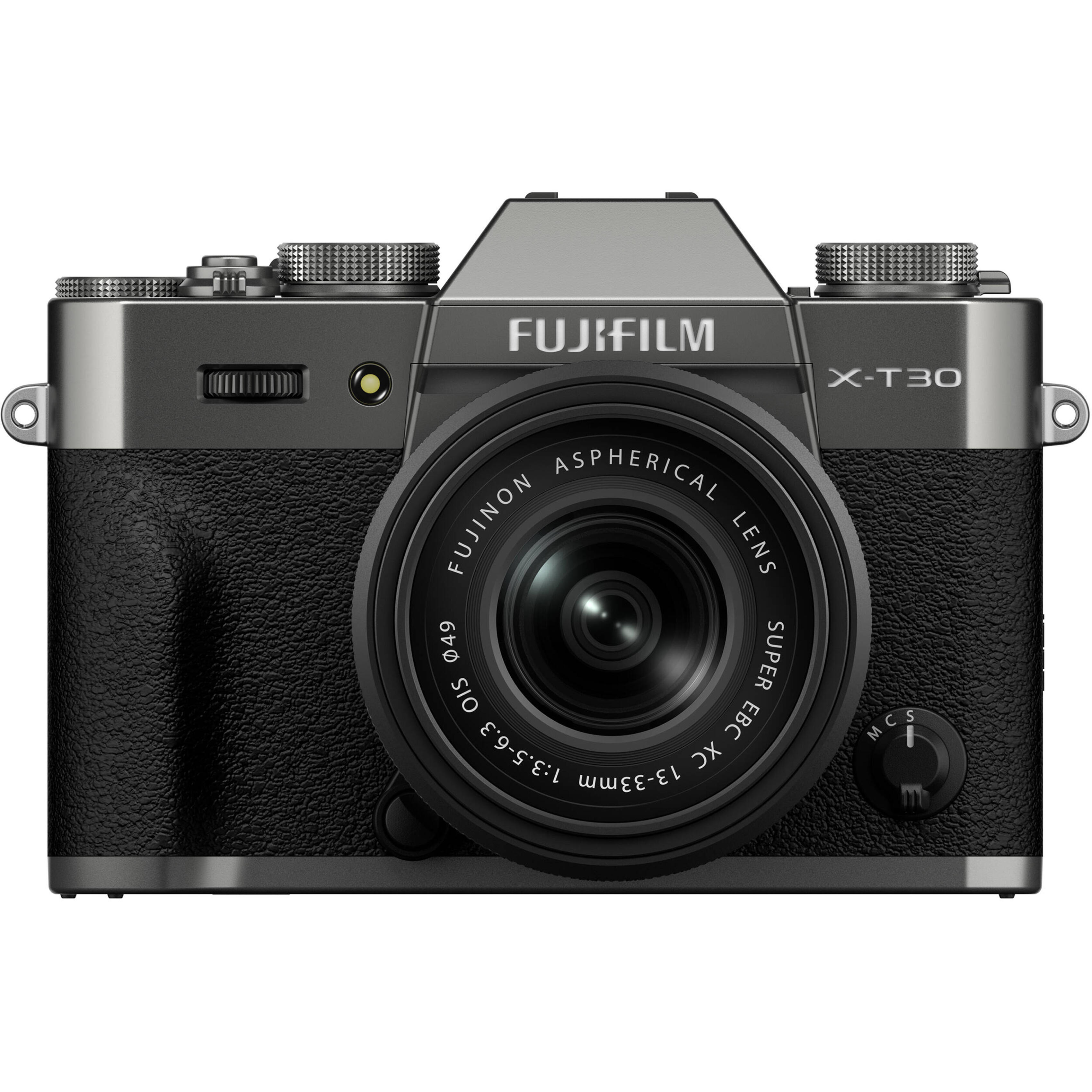 FUJIFILM X-T30 III Mirrorless Camera Body with XC13-33mm Lens Kit - Charcoal