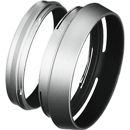 Fujifilm LH-X100 Silver Lens Hood with Adapter for X100V X100VI