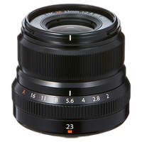 Fujifilm XF 23mm f/2 R WR Lens (Black)