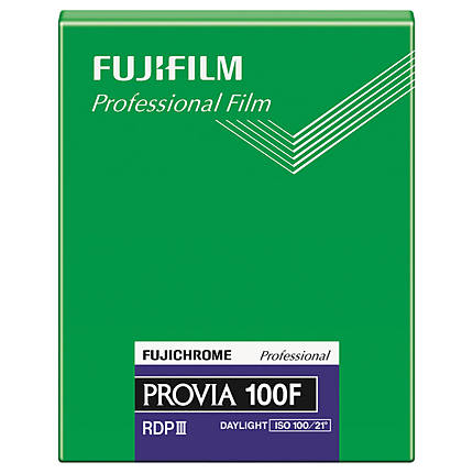 【FUJIFILM】FUJICHROME PROVIA 100F Fujifilm Provia 100F Professional RDP-III Color Film 8x10 - 20 Sheets