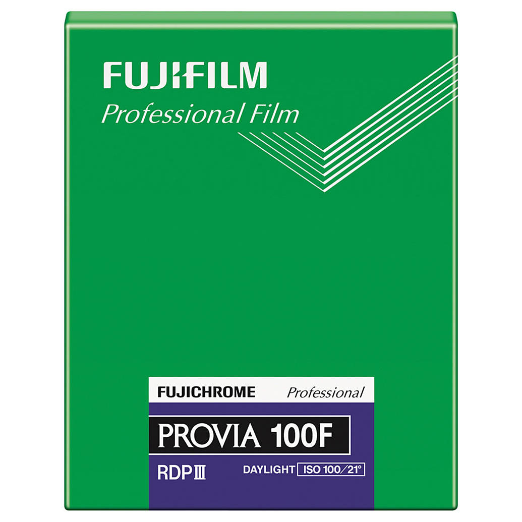 Fujifilm Fujichrome Provia 100F Pro RDP-III Color Transparency Film (4x5)