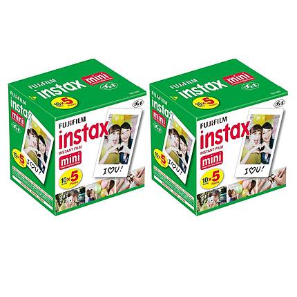 Fujifilm Instax Mini Film Ten Pack (100 exposures) 10-SINGLE PACKS