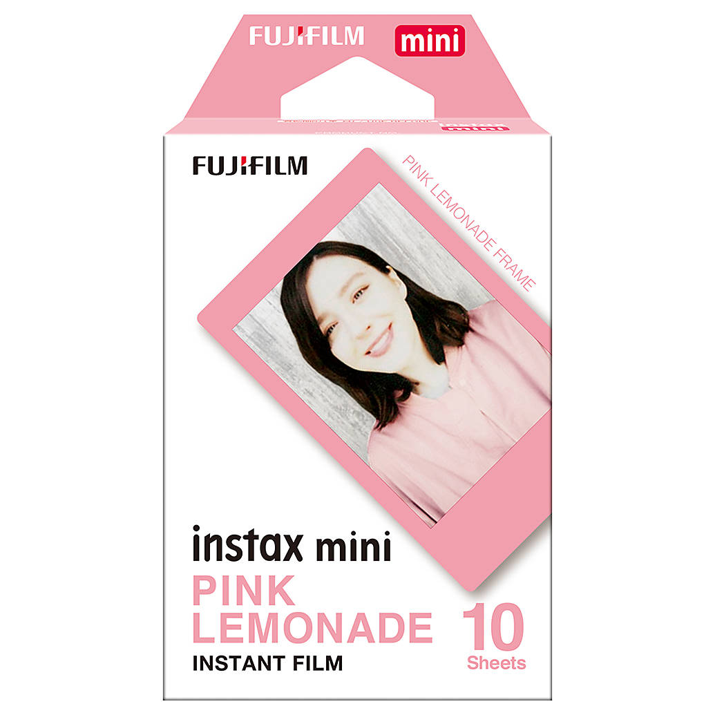 Fujifilm INSTAX MINI Pink Lemonade Instant Film (10 Exposures)