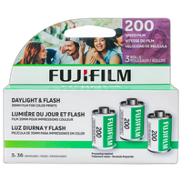 Fujifilm 200 Color Negative Film (35mm, 36 Exposures, 3 Rolls) 0