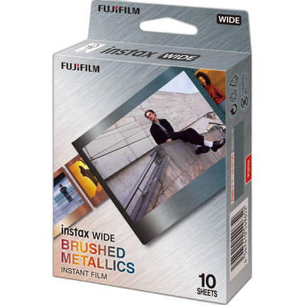 Fujifilm Instax Wide Brushed Metallics Film 10 SHOTS