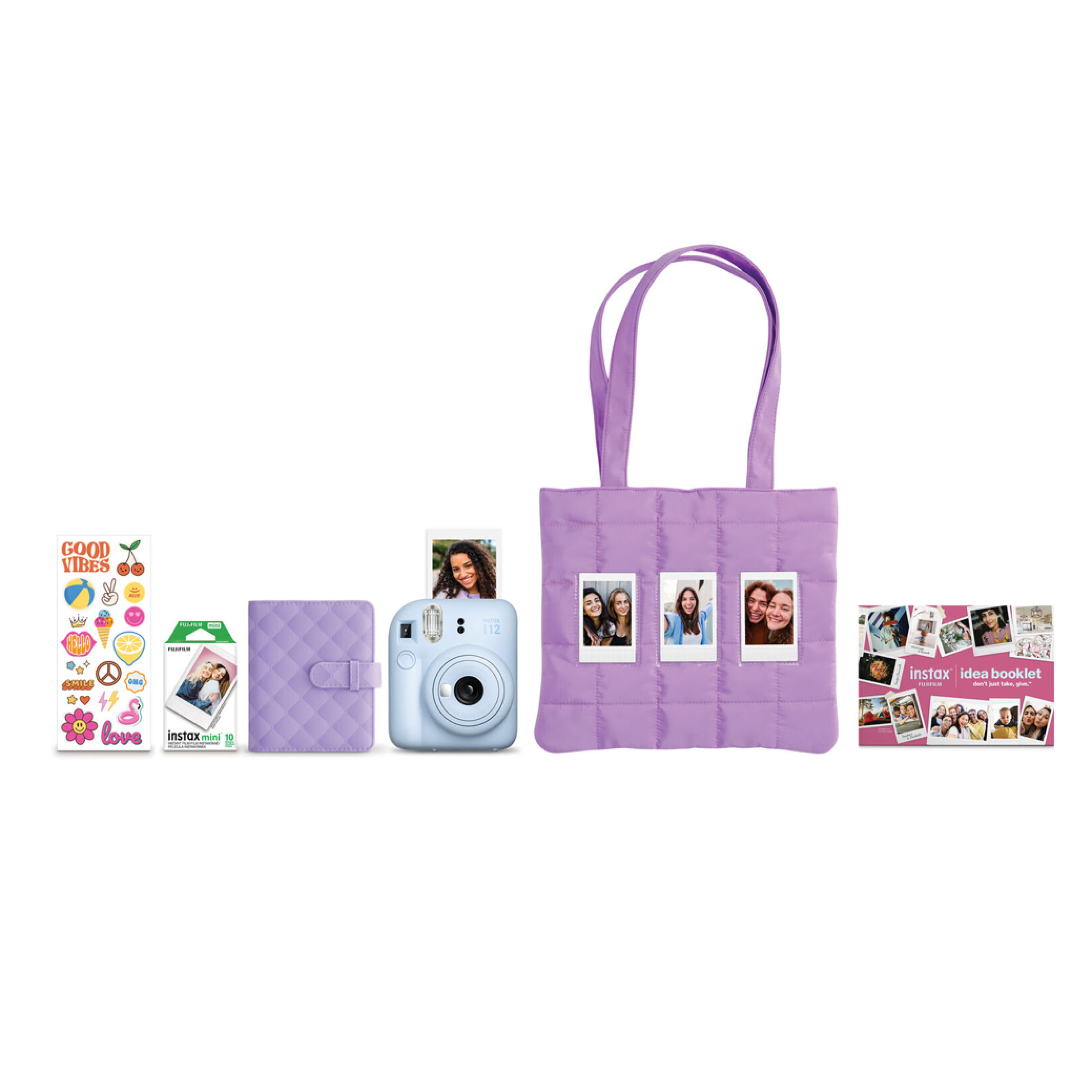 Fujifilm Instax Mini 12 Holiday Bundle (Blue)