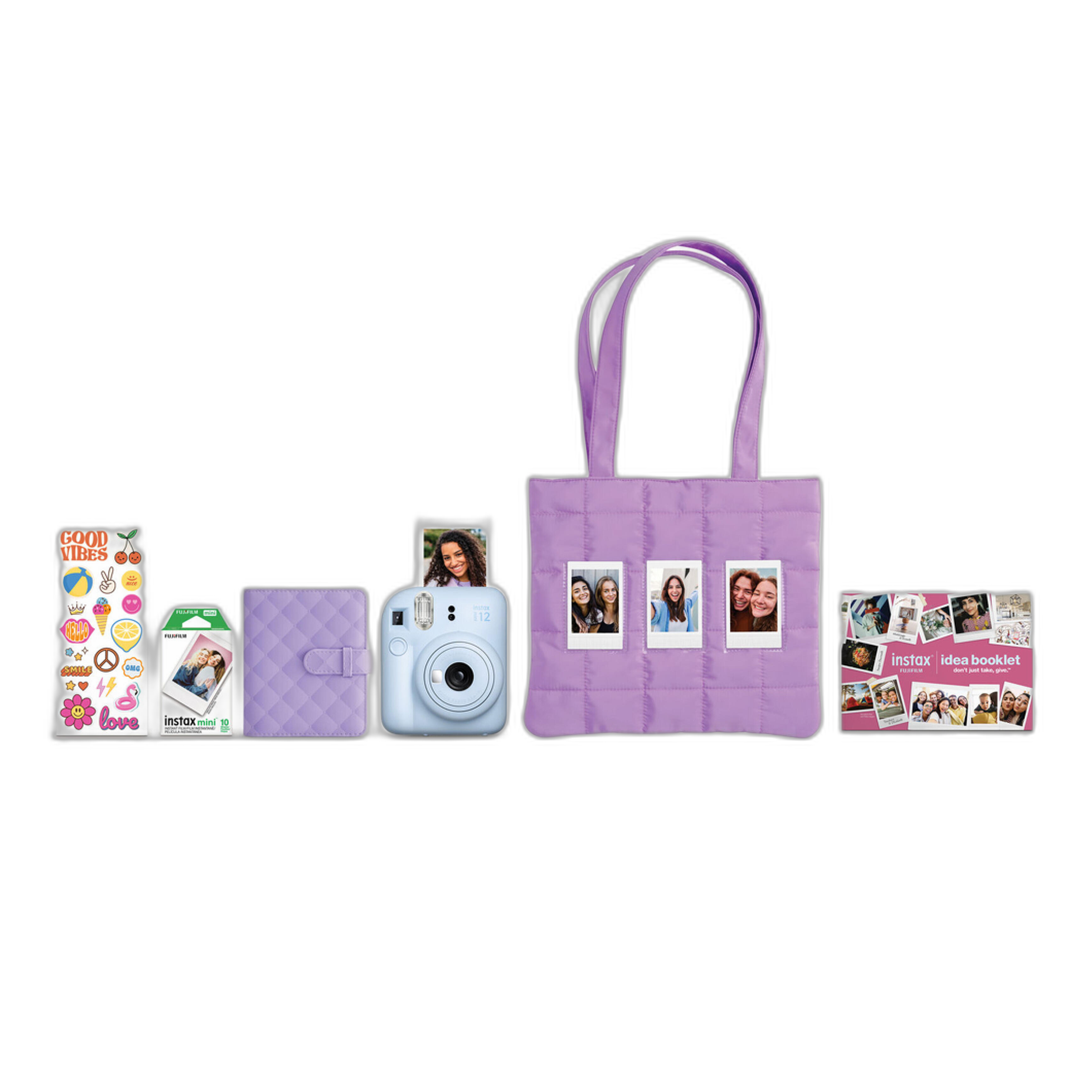 Fujifilm Instax Mini 12 Holiday Bundle (Blue)