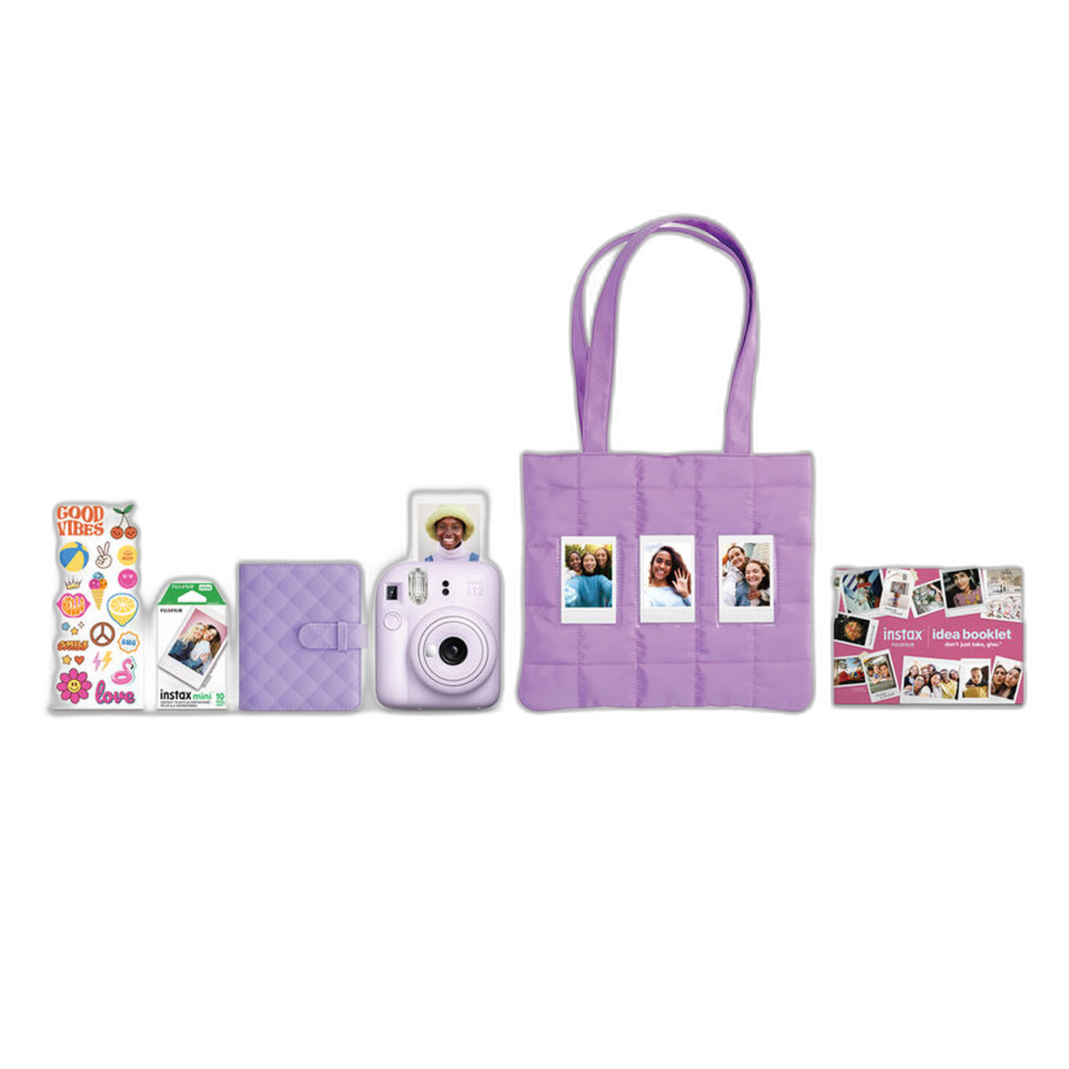 Fujifilm Instax Mini 12 Holiday Bundle (Purple)
