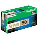 FUJIFILM Fujichrome Velvia 50 RVP 50 Color Transparency Film - 120 0