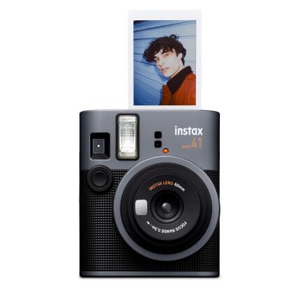Fujifilm Instax Mini 41 Black Camera with Instax Mini Film (20 Exposures)