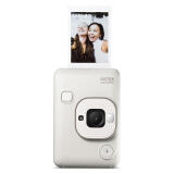 Fujifilm INSTAX Mini LiPlay 2-in-1 Hybrid Instant Camera (Misty White) 1