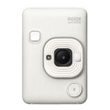 Fujifilm INSTAX Mini LiPlay 2-in-1 Hybrid Instant Camera (Misty White) 2