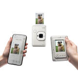 Fujifilm INSTAX Mini LiPlay 2-in-1 Hybrid Instant Camera (Misty White) 10
