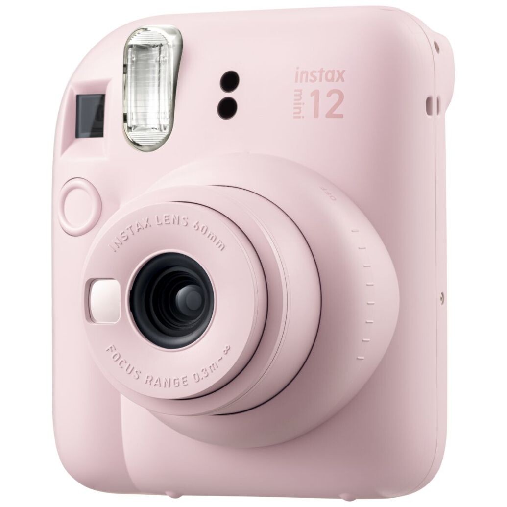 Fujifilm Instax Mini 12 Instant Print Film Camera (Blossom Pink)