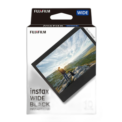 Fujifilm INSTAX WIDE Black Instant Film (10 Exposures)