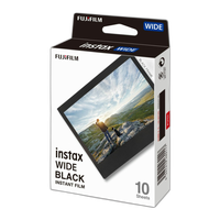 Fujifilm INSTAX WIDE Black Instant Film (10 Exposures) 1
