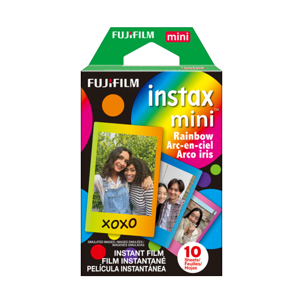 Fujifilm INSTAX Mini Rainbow Instant Film (10 Exposures)