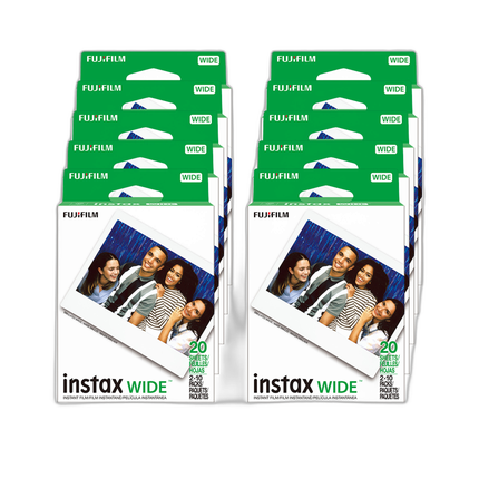 Fujifilm Instax Instant Wide Film 10x Twin Packs (200 Pictures) 300/400 CAMS