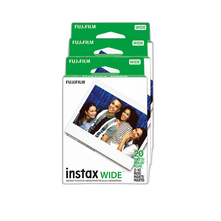 Fujifilm Instax Instant Wide Film 3x Twin Packs (60 EXP) 210/300/400 CAMERAS