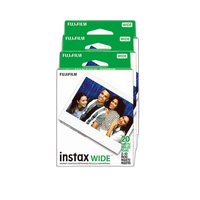 Fujifilm Instax Instant Wide Film 3x Twin Packs (60 EXP) 210/300/400 CAMERAS 0