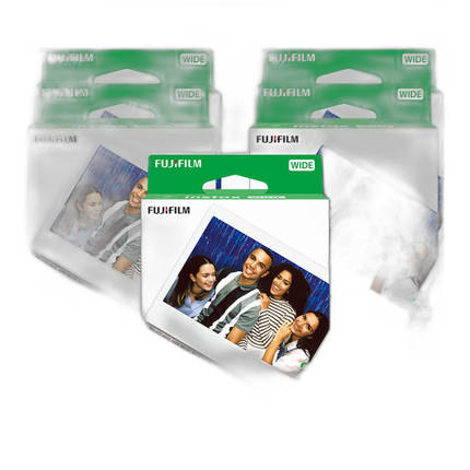 Fujifilm Instax Instant Wide Film 5x Twin Packs (100 EXP)210/300