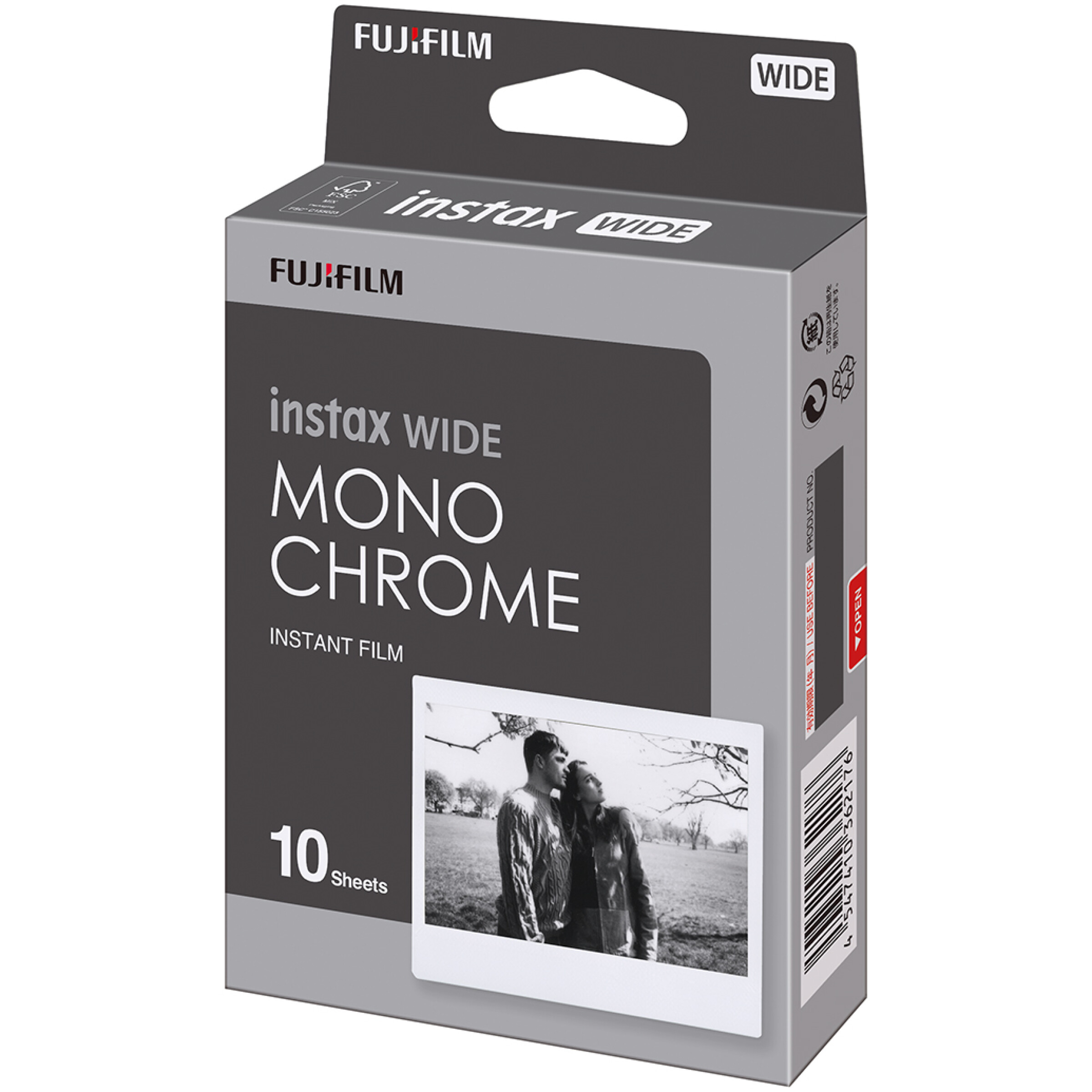 Fujifilm INSTAX WIDE Monochrome Instant Film (10 Exposures)
