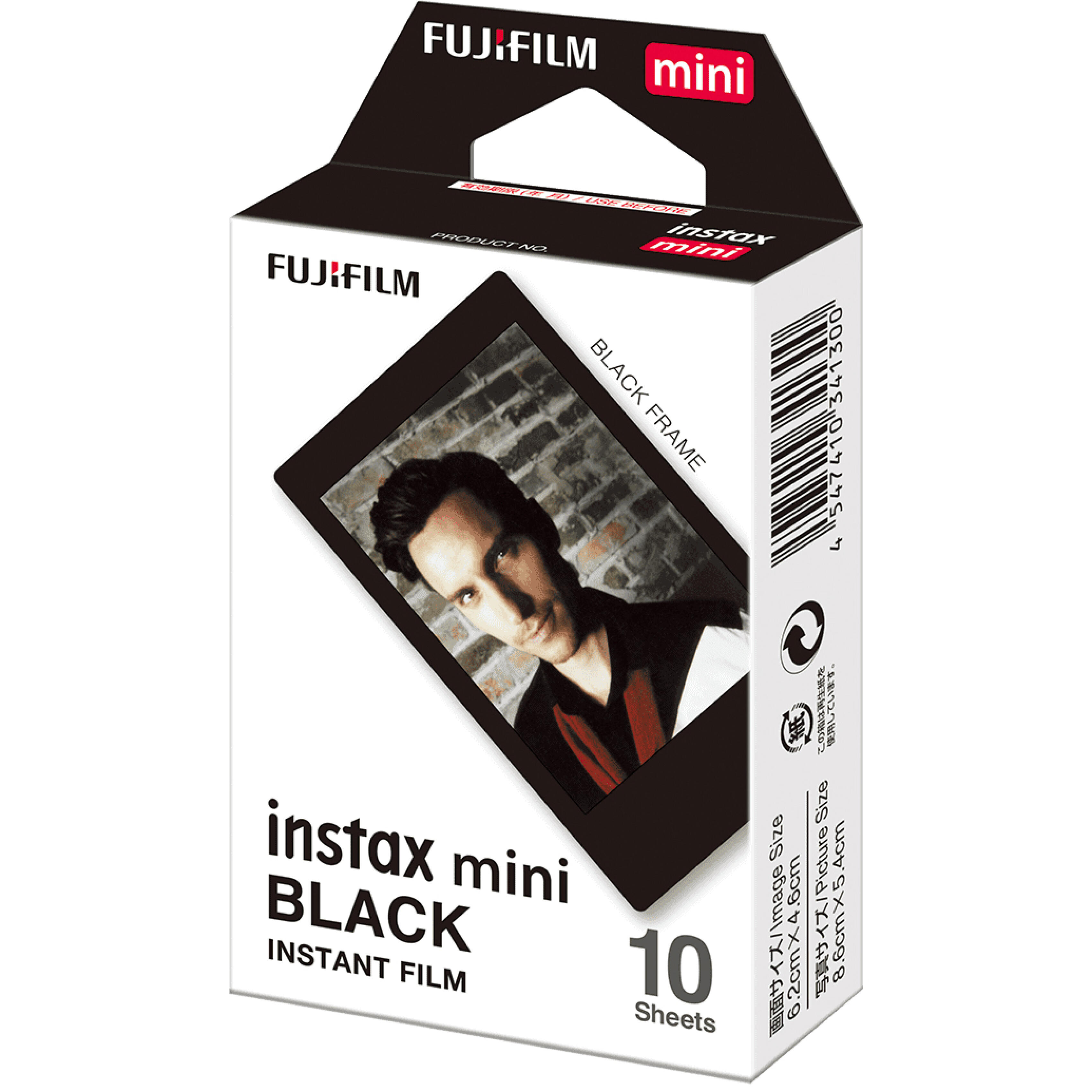 Fujifilm INSTAX MINI Black Instant Film (10 Exposures)