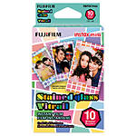 Fujifilm Instax Mini Stained Glass/Macron Instant Film (10 Exposures) 0