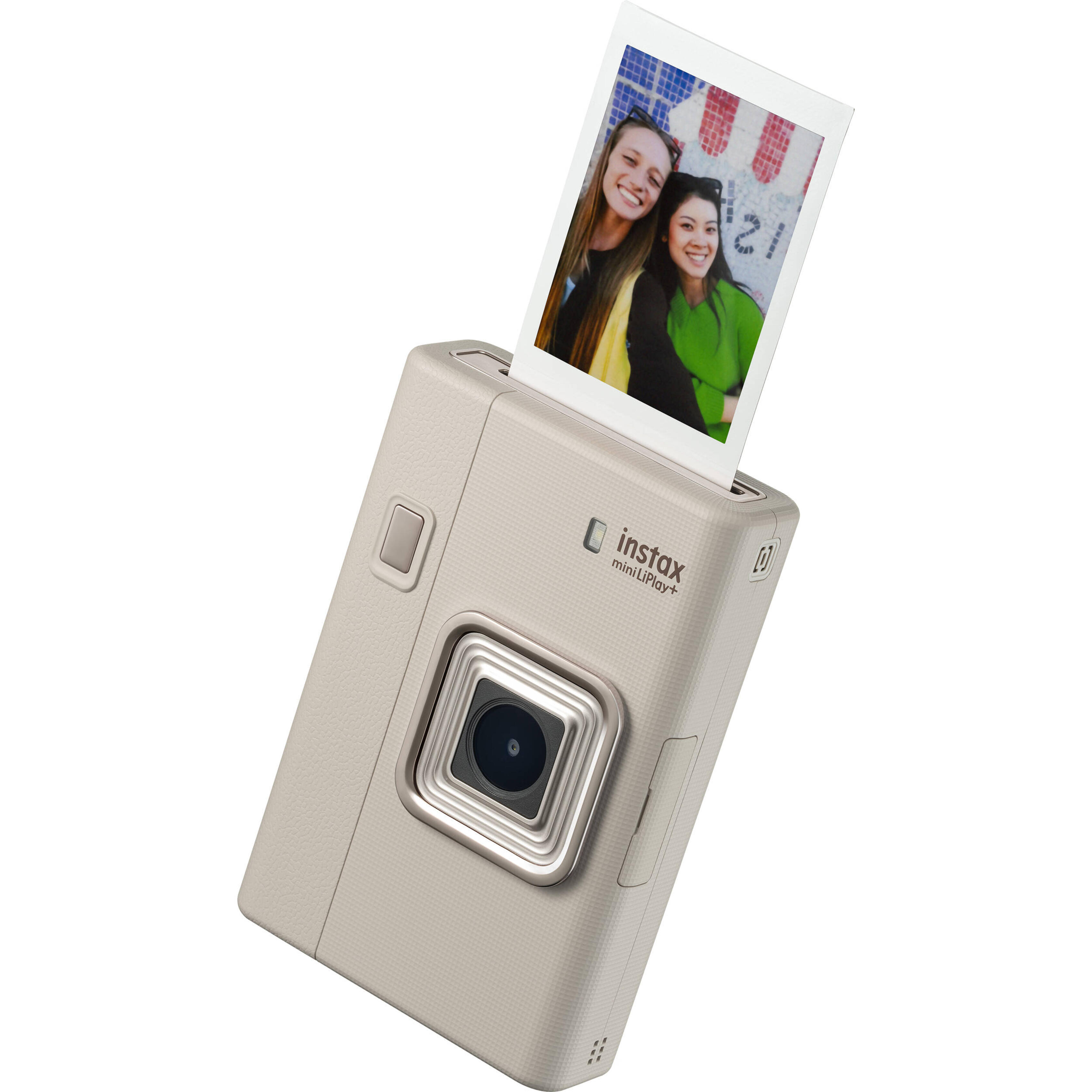 Fujifilm Instax Mini Liplay+ Hybrid Instant Camera - Beige