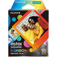 Fujifilm INSTAX SQUARE Rainbow Instant Film (10 Exposures) 0