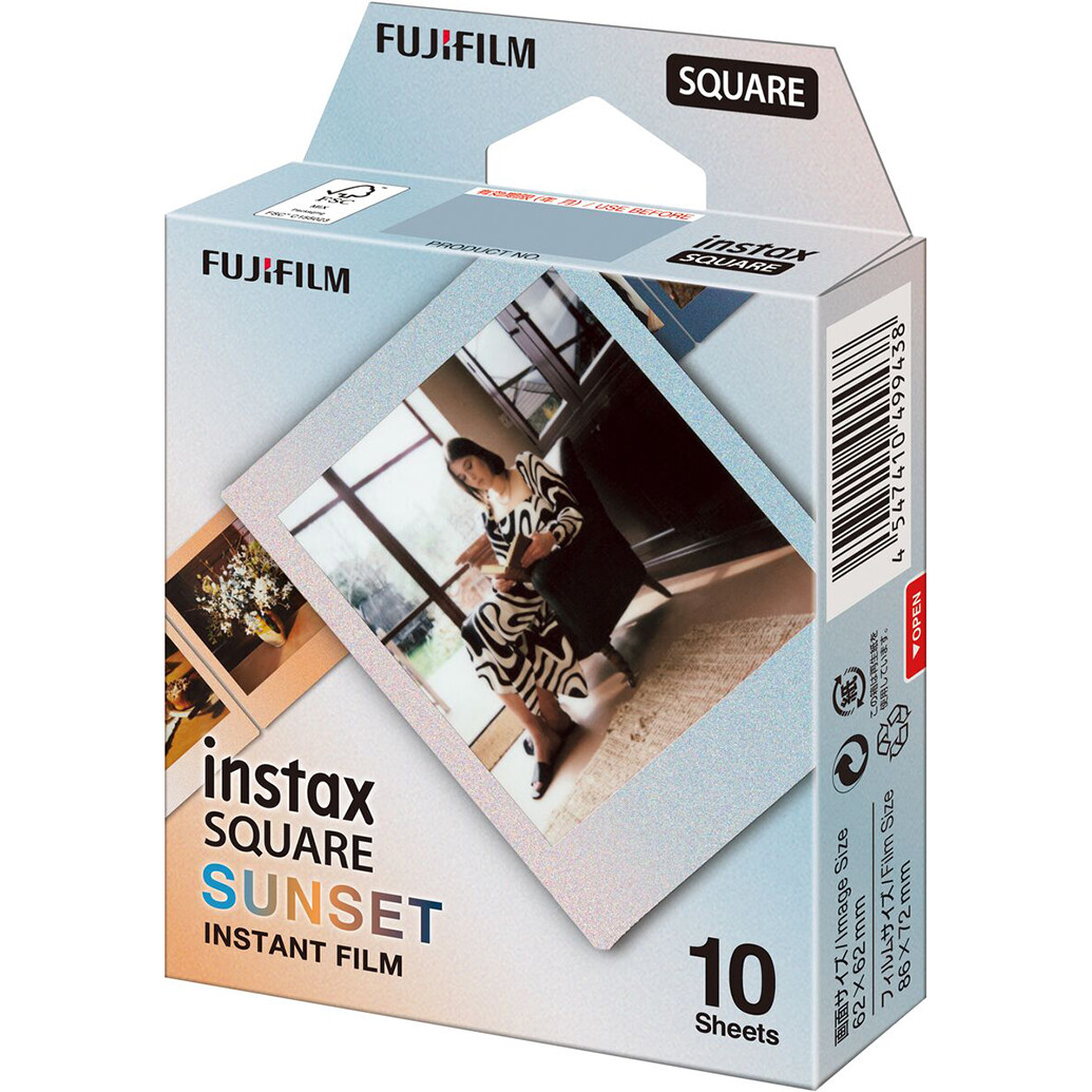 Fujifilm INSTAX SQUARE Sunset Instant Film (10 Exposures)