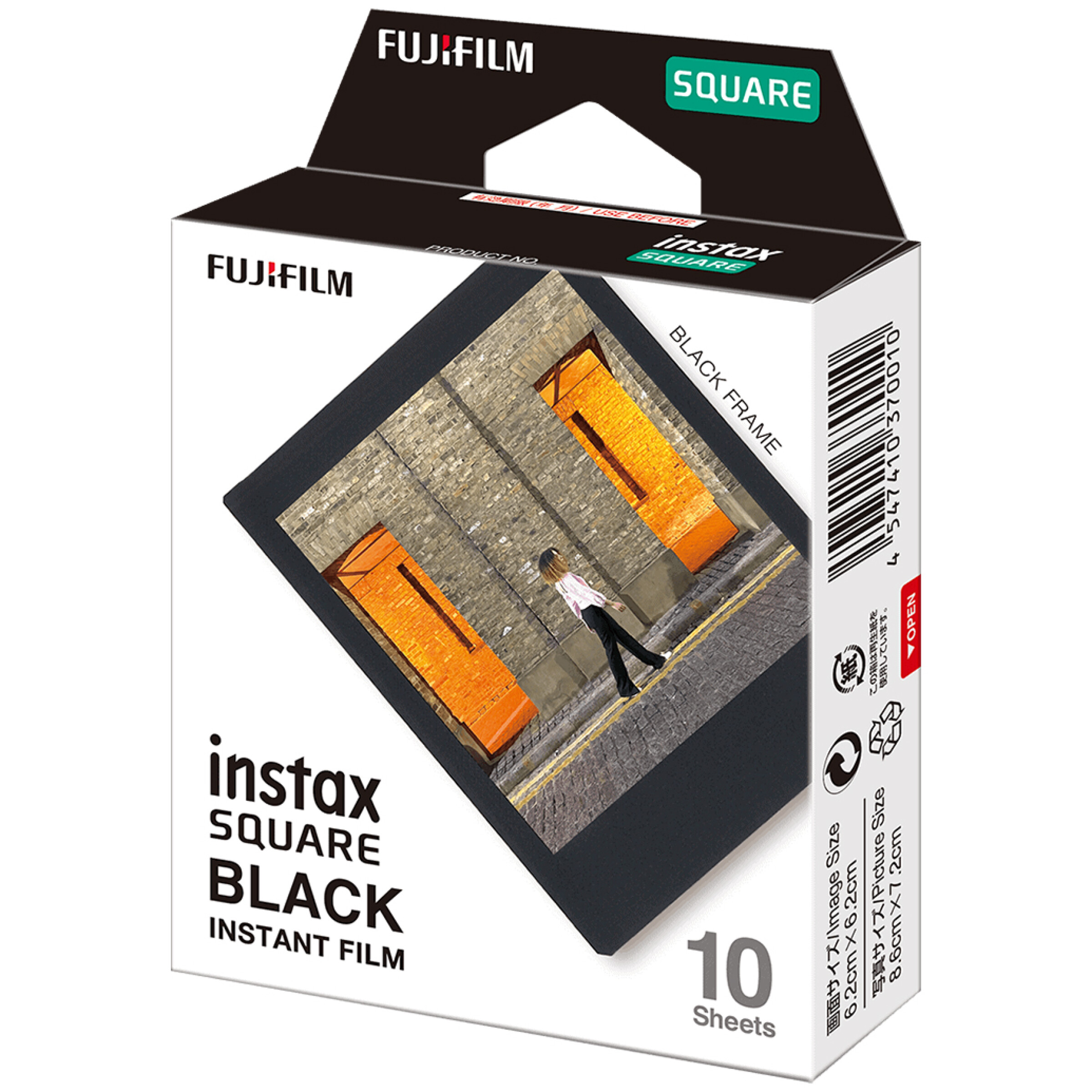 Fujifilm INSTAX SQUARE Black Instant Film (10 Exposures)