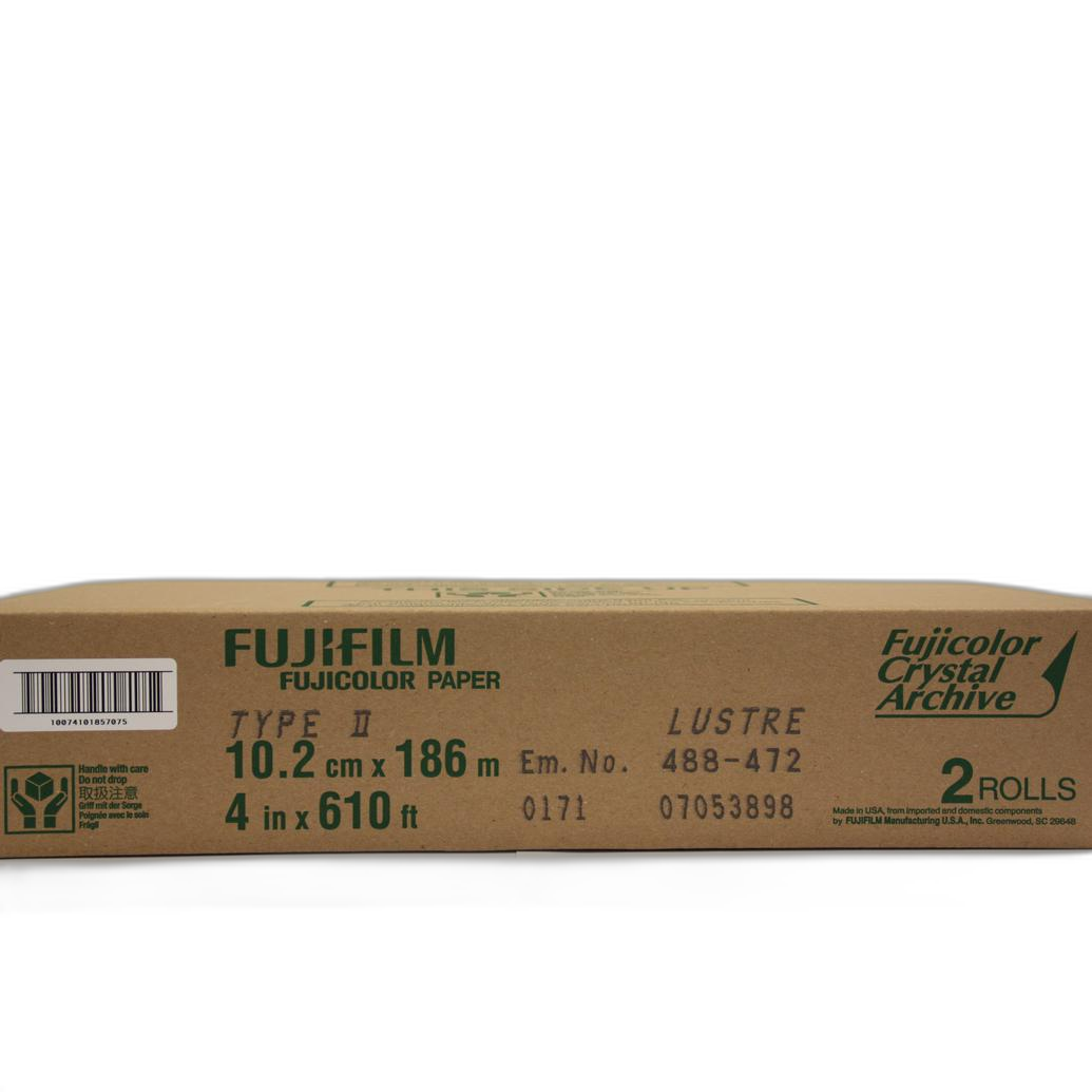 Fujifilm 4 In. x 610 Ft. Paper Crystal Archive Type II Lustre (1 Roll)