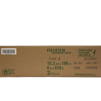 Fujifilm 6 In. x 610 Ft. Paper Crystal Archive Type II Glossy (Roll)