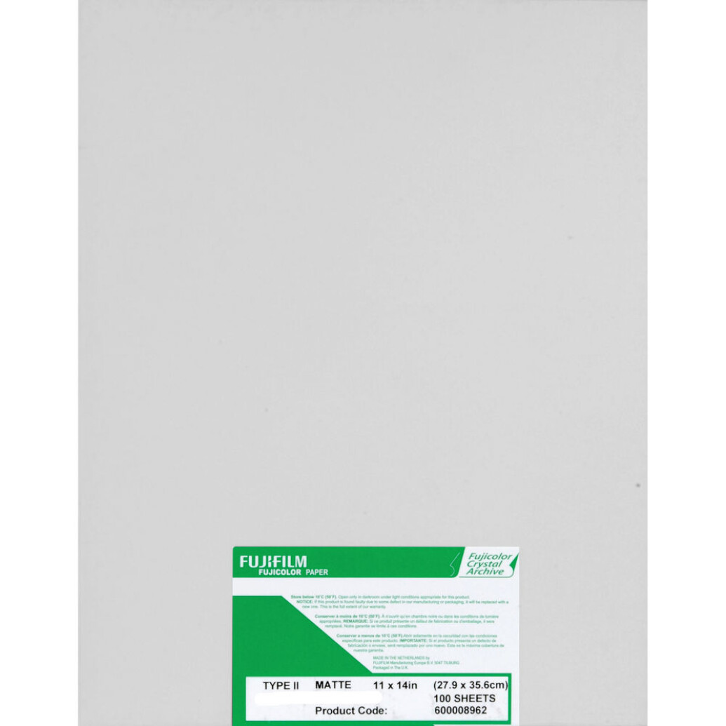 Fujifilm Crystal Archive Type II 11x14 (100 sheets) Matte