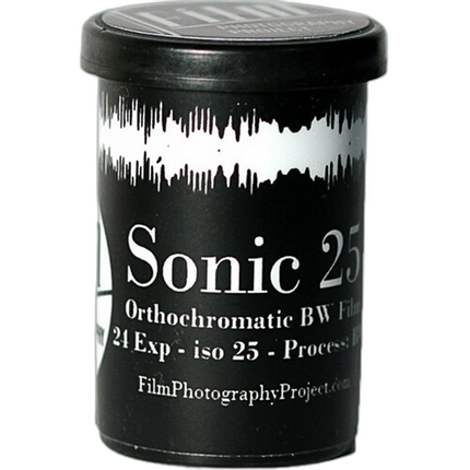FPP Sonic 25 High Contrast Ortho BW 35mm 25 ISO 24 exposure