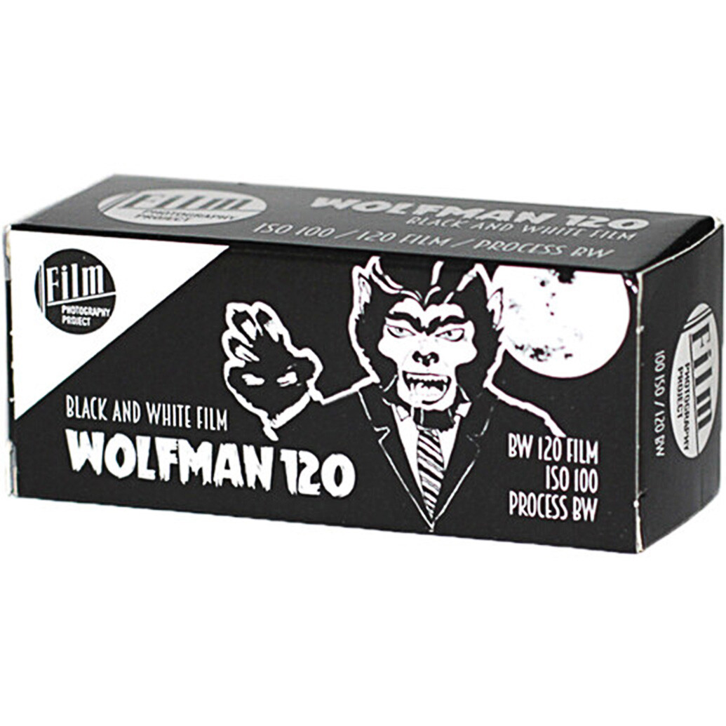 Film Photography Project FPP Wolfman 120 Black and White Film 100 ISO