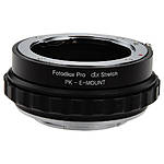Fotodiox Lens Mount Adapter - Pentax K Mount (PK) SLR Lens to Sony E mount 0