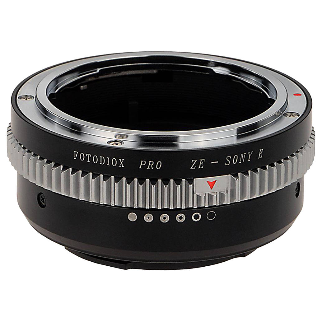 Fotodiox Pro Lens Mount Adapter - Mamiya 35mm (ZE) SLR Lens to Sony E -