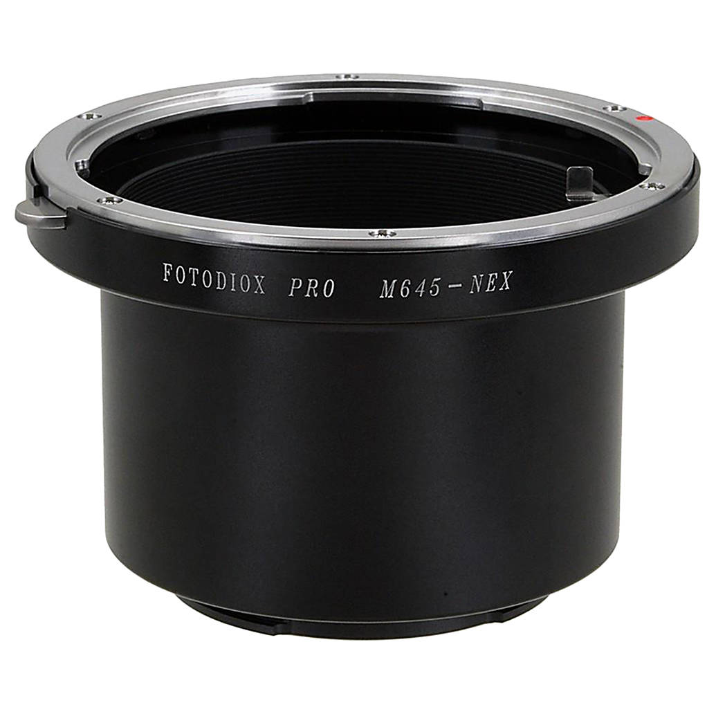 Fotodiox Pro Lens Mount Adapter - Mamiya 645 (M645) Mount Lenses to Sony E