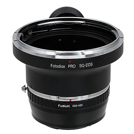 Fotodiox Pro Lens Mount Adapter - Bronica SQ Mount Lens to Sony E-Mount