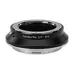 Fotodiox Pro Lens Mount Adapter, Contax/Yashica (CY) SLR Lens to Fuji GFX 0