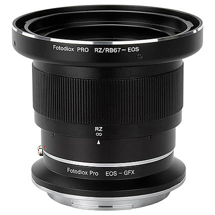 Fotodiox Pro Lens Mount Double Adapter, Mamiya RB67/RZ67 Mount to Fuji GFX