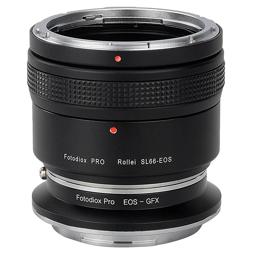 Fotodiox Pro Lens Mount Double Adapter, Rolleiflex SL66 Series to GFX