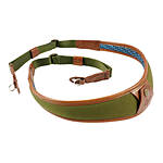 4v ALA Neck Camera Strap and Canvas - Green and Brown - Metal Ring Fit Kit 0