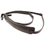 4v Lusso Tuscany Leather Medium Neck Camera Strap - Black and Black 1