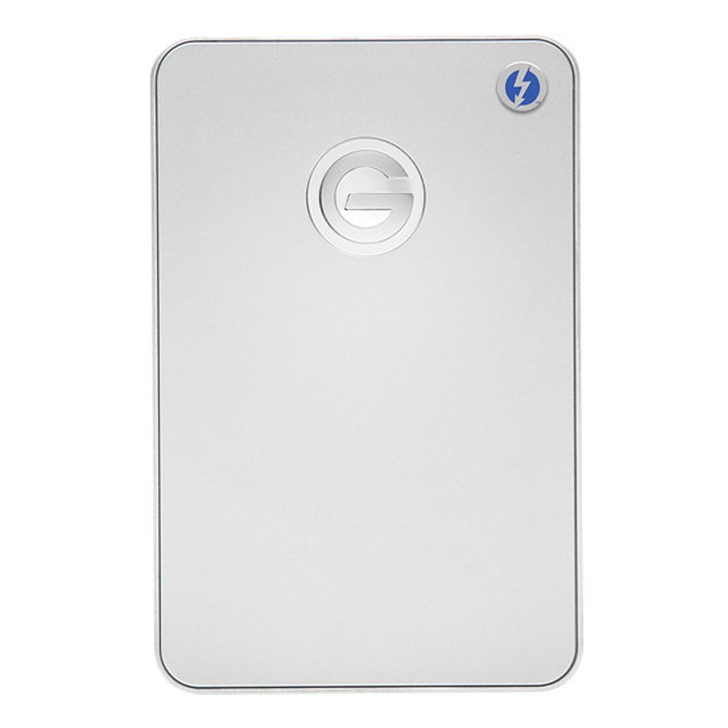 G-Technology 1TB G-DRIVE Mobile USB 3.0 Hard Drive with Thunderbolt -Silver