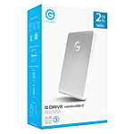 G-Technology 2TB G-DRIVE Mobile USB-C Portable External Hard Drive -Silver 8